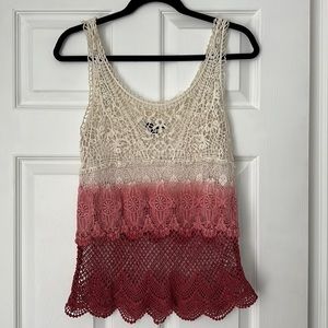 Crochet tank top